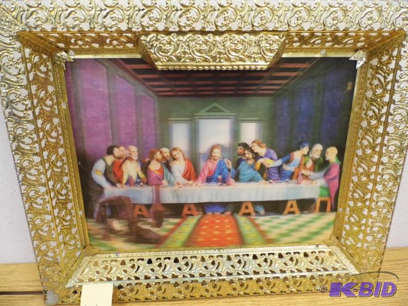 Last Supper Lighted Picture