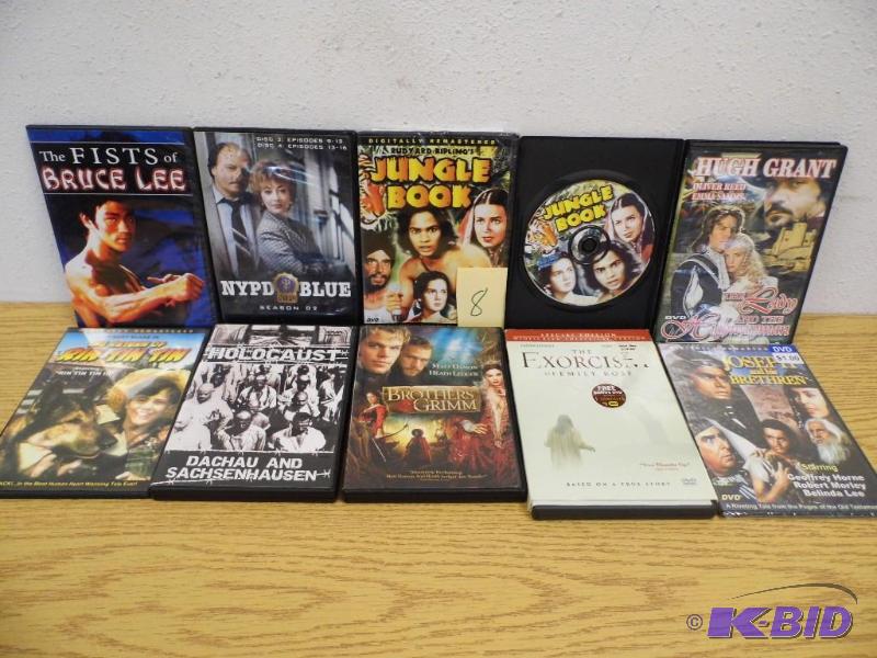 10 DVDs