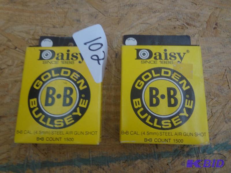 (2) 1500-Round Packs Of Daisy 4.5mm BBs...