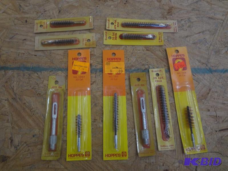 Box Lot Of Various Caliber Bore Cleaners...