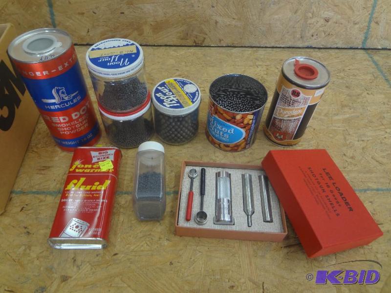 Box Lot Of Misc Reloading Shot &amp Etc...