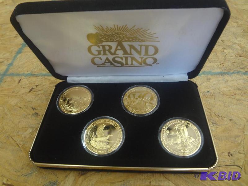 4-Piece Grand Casino Collectors Wildlife Seri...