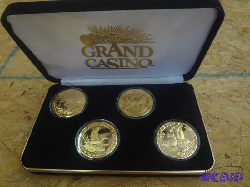 4-Piece Grand Casino Collectors Wildlife Seri...