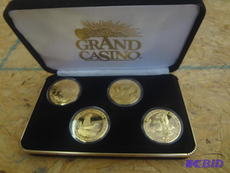 4-Piece Grand Casino Collectors Wildlife Seri...