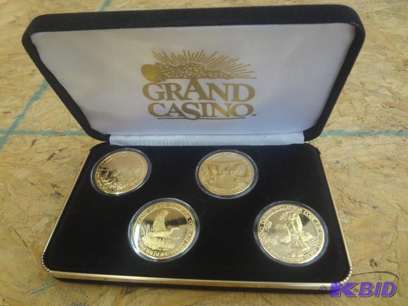 4-Piece Grand Casino Collectors Wildlife Seri...