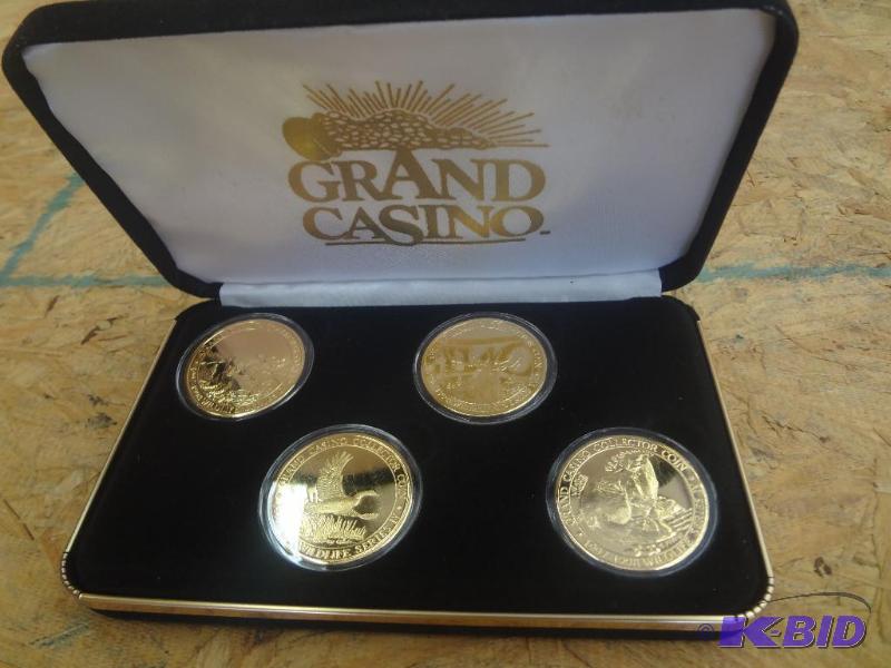 4-Piece Grand Casino Collectors Wildlife Seri...