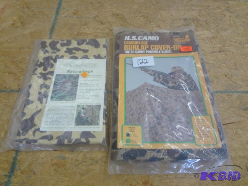 (2) Unused Camo Cover-Up Material...