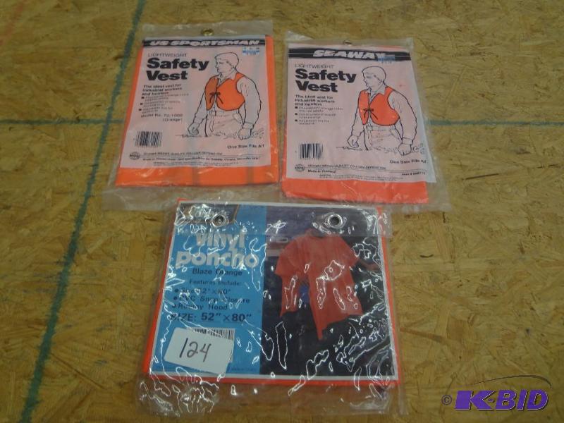 (2) Unused Blaze Vests &amp (1) Unused Blaze...