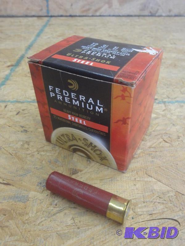 (25) Rounds Federal 12-Gauge 3.5&quot Steel ...