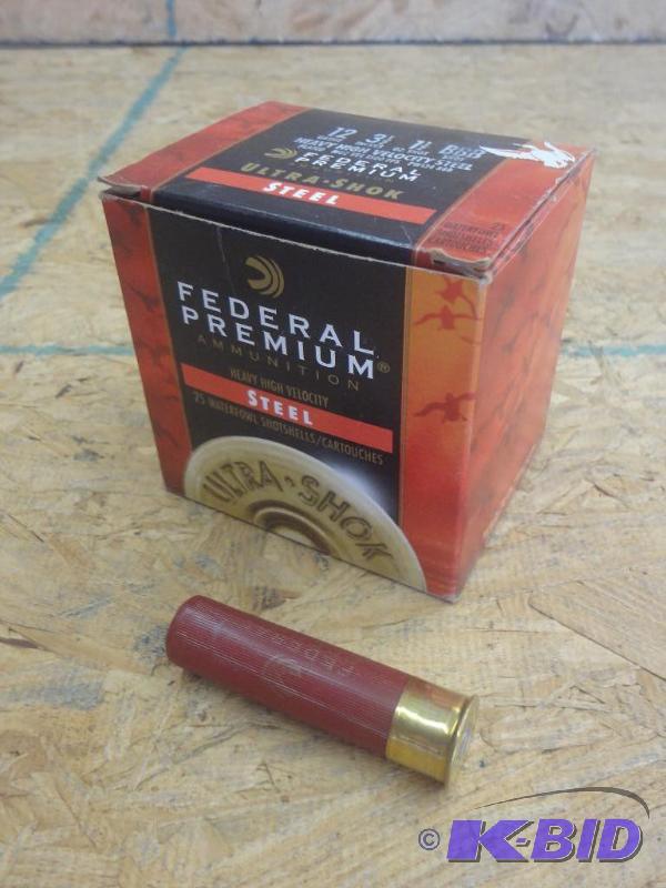 (25) Rounds Federal 12-Gauge 3.5&quot Steel ...