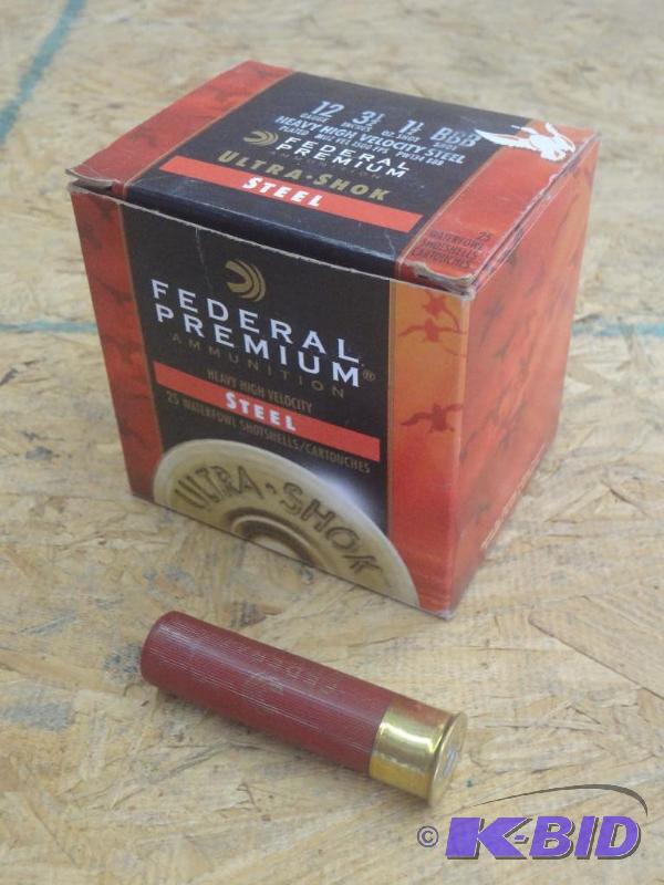 (25) Rounds Federal 12-Gauge 3.5&quot Steel ...