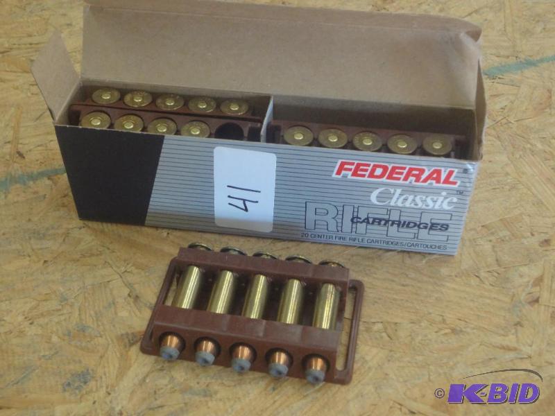 (20) Rounds Federal 45-70 Govt 300grain Hi-S...