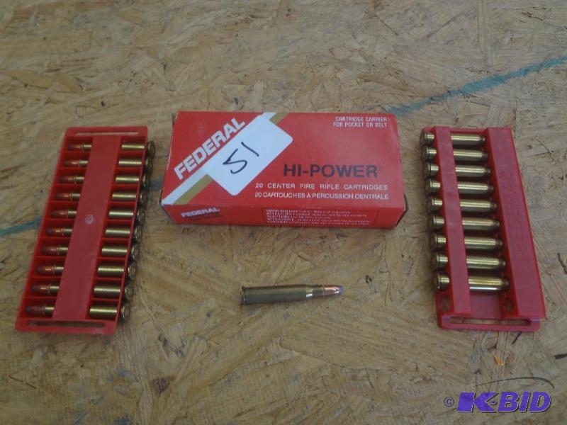 (20) Rounds Federal 7-30 Waters 120grain Boat...