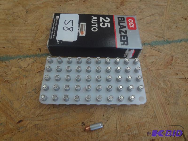 (50) Rounds CCI Blazer 25-Auto 50grain TMJ...