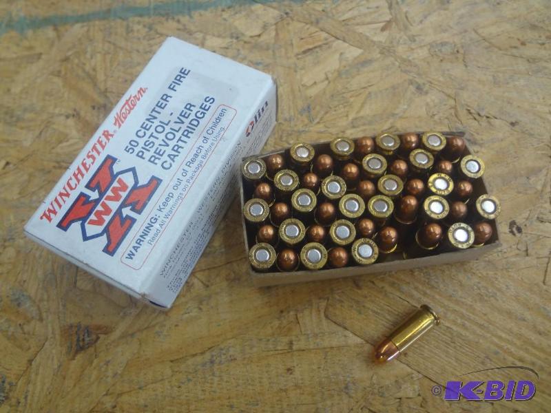 (50) Rounds Winchester 25-Auto 50grain FMJ...