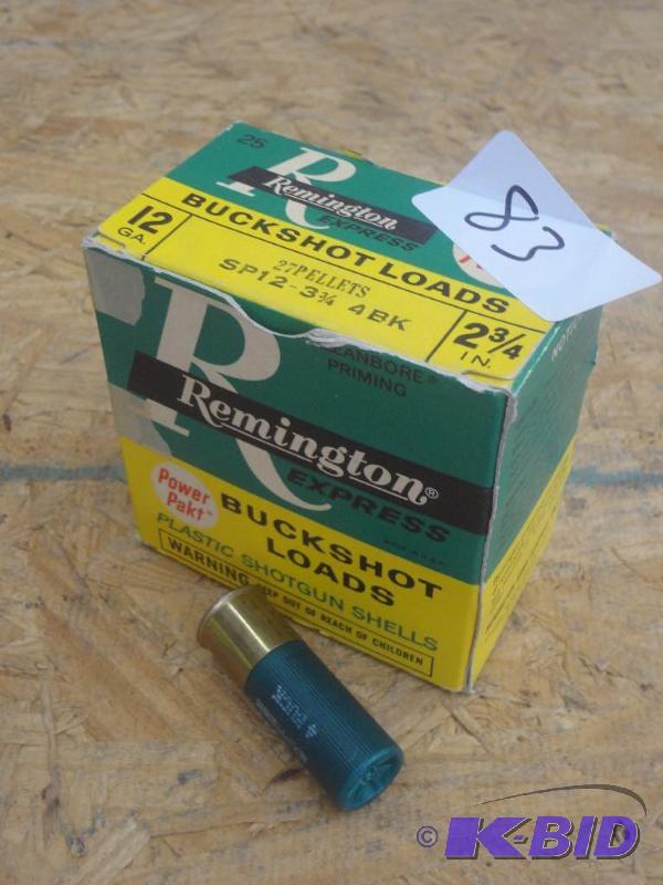 (25) Rounds Remington 12-Gauge 2.75&quot #4 ...