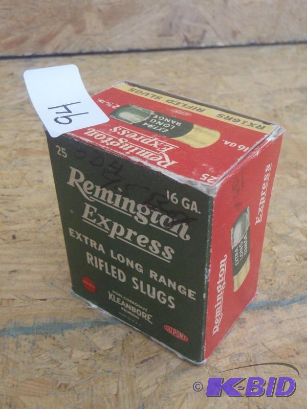 Vintage Remington 16-Gauge Shotshell Box...
