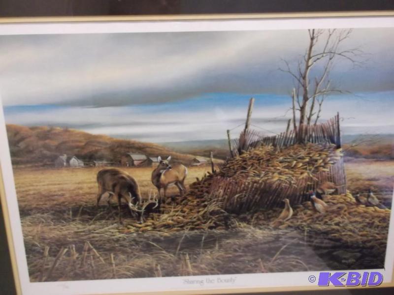 Beautiful large print Sharing The Bounty by T...