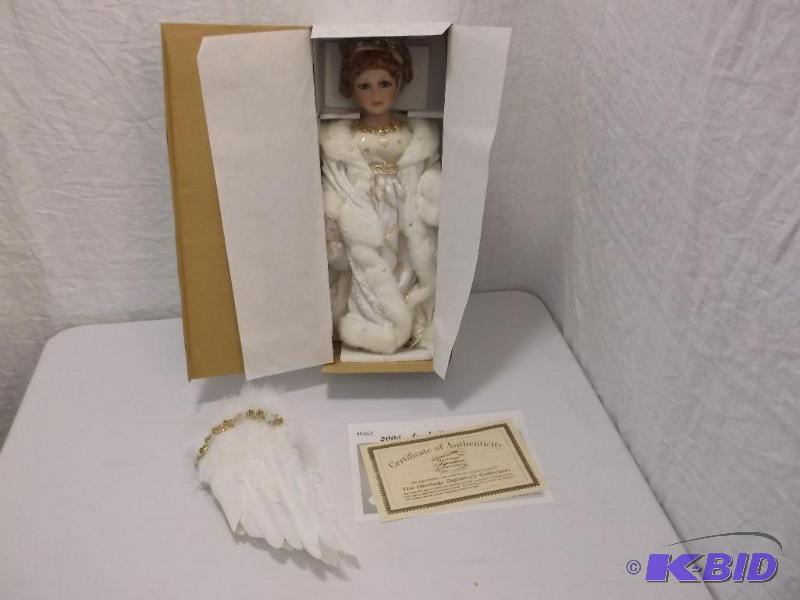 Beautiful Porcelain hand painted Angel Doll c...