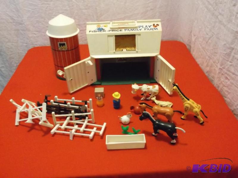 Vintage Fisher Price Family Play Farm appears...