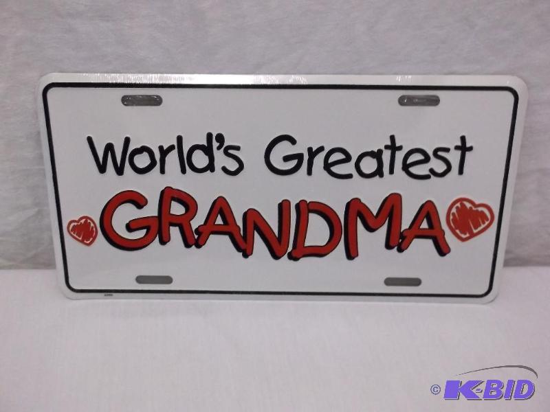 Collectable embossed Worlds Greatest Grandma...