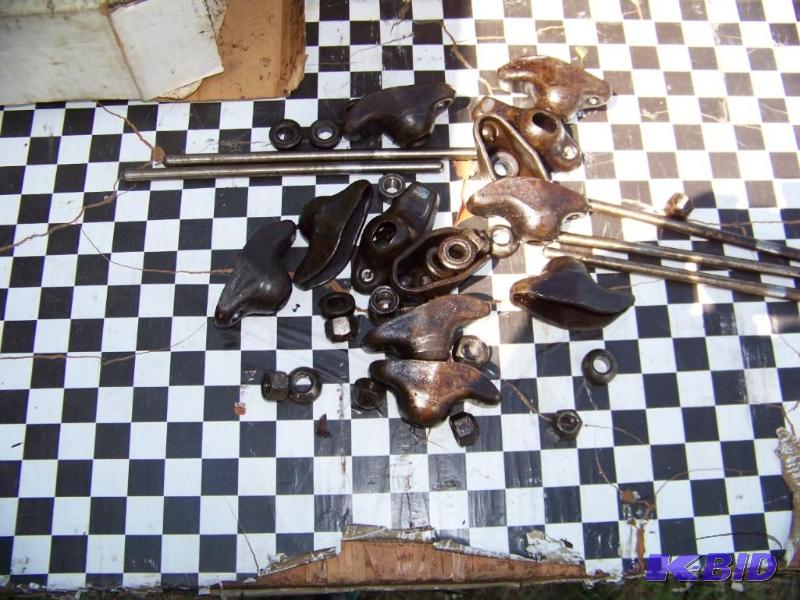 Lot of Push rods and Rocker arms