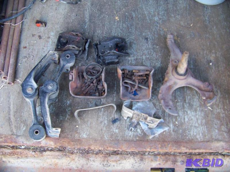Lot of Brackets and Spindle