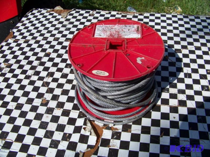 Spool of Coated Cable