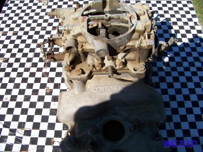 Holley Aluminum Intake with Carb
