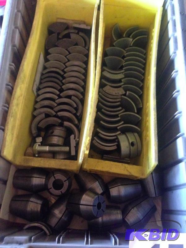 lot 151 image: Bin of misc tooling  holders....