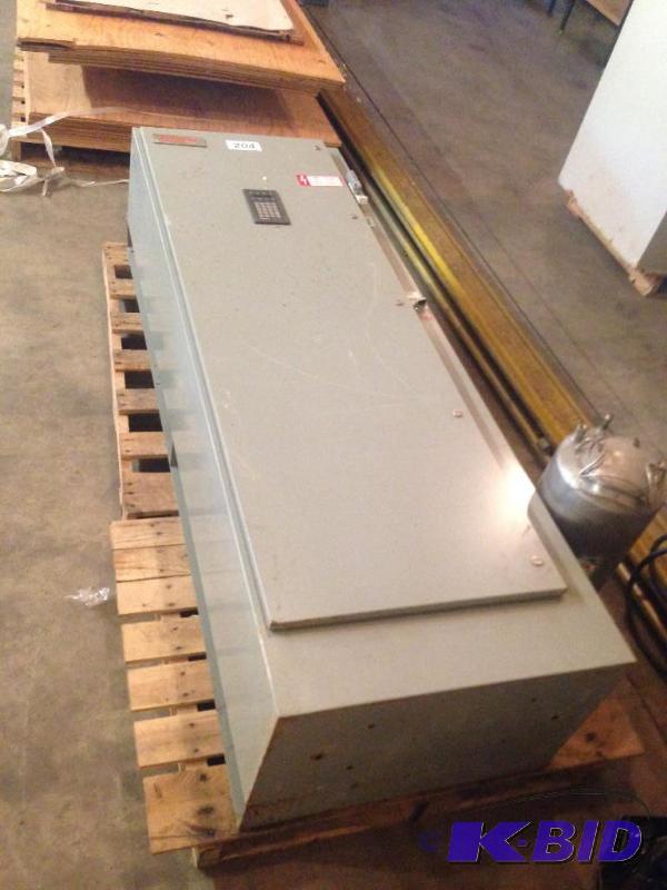 lot 204 image: Tall electrical cabinet....