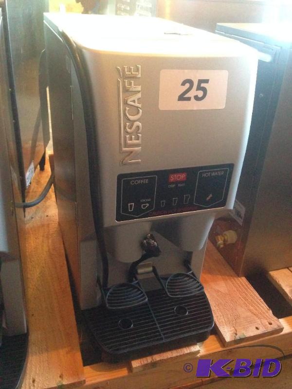 lot 25 image: Nestle Nescafe coffee  hot water machine. In...