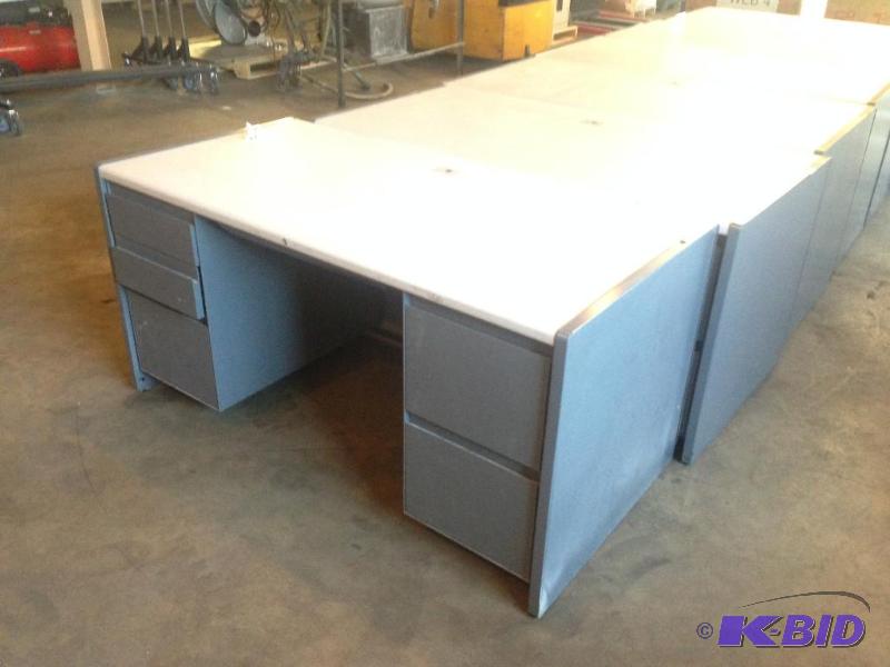 lot 69 image: 2 desk units....
