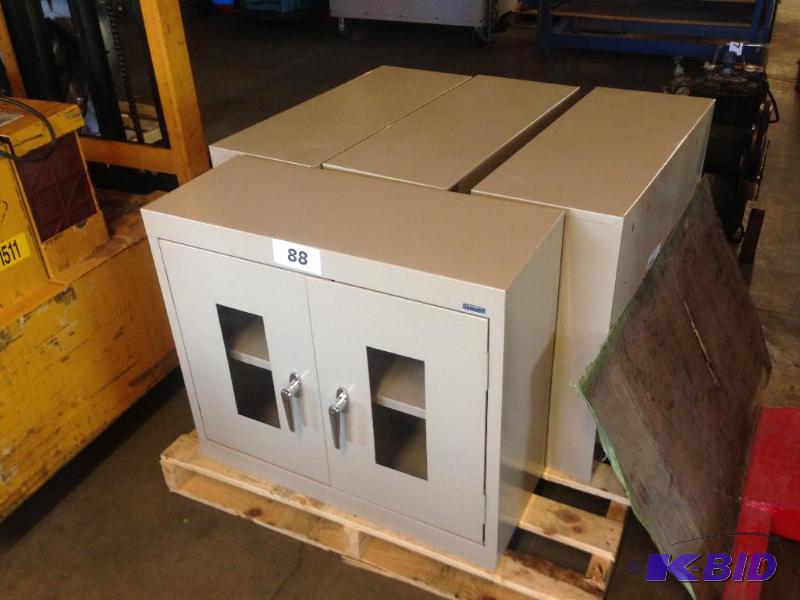 lot 88 image: Lot of 4 wall cabinets....