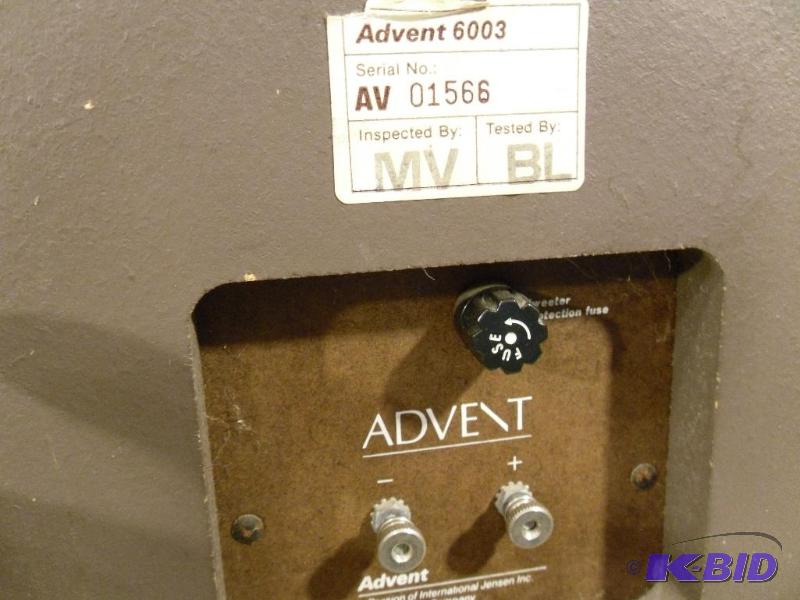 advent 6003 speakers