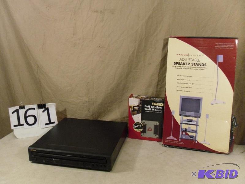 lot 161 image: Onkyo&nbsp6 Disc DVD Player, Full Motion Wal...