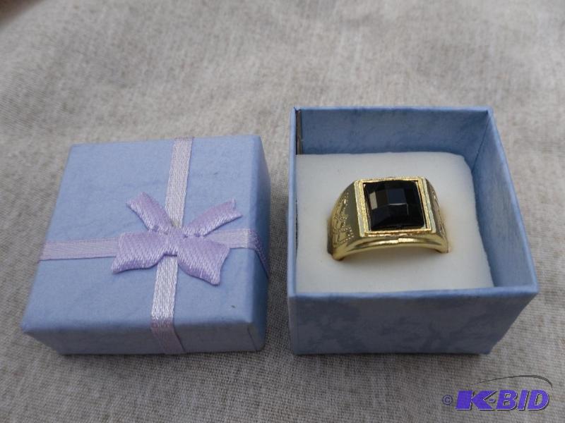 lot 6 image: New Mens&nbsp9K Gold Filled Ring. Size 8.75....