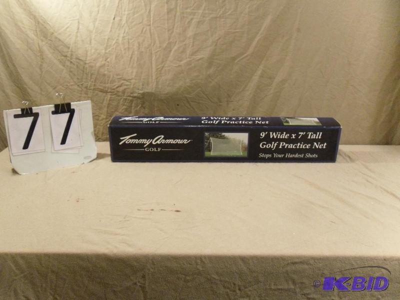 lot 77 image: Tommy Armour Golf 9 Wide x 7 Tall Golf Prac...