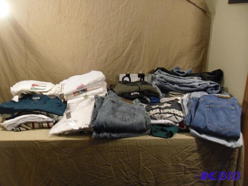 lot 94 image: Large Lot of Assorted Mens Clothing. Mostly M...