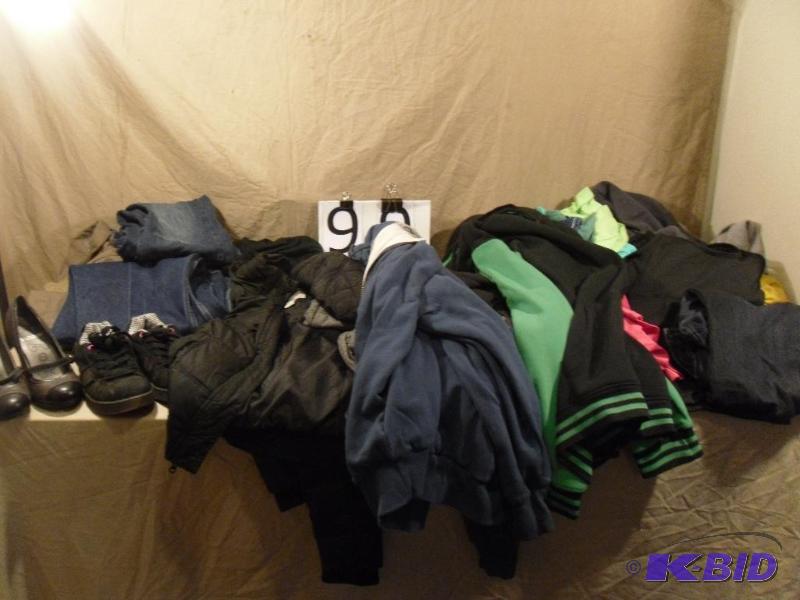 lot 99 image: Large Lot of Assorted Clothes. Mens and Women...