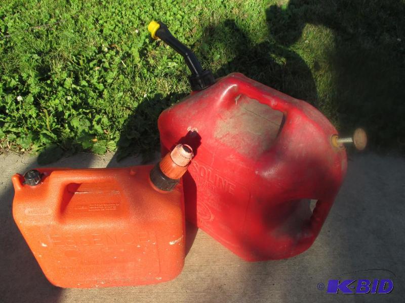 lot 133 image: 2 gas cans...