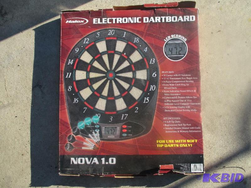 lot 145 image: Halex electronic dart board...