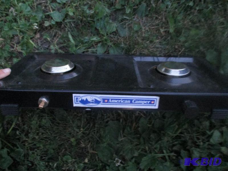 lot 193 image: american camper gas grill...