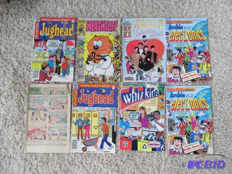 lot 3 image: lot of 8 marvel comic books Jughead, Heathcli...