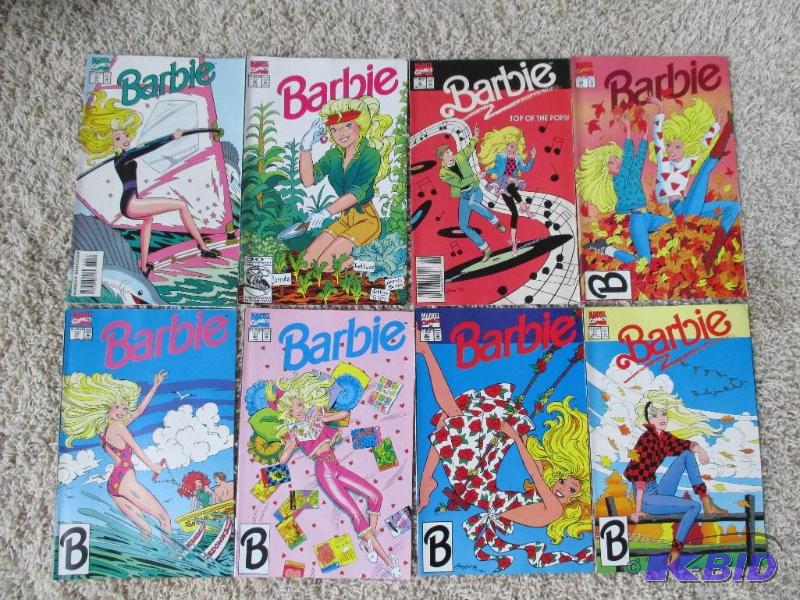 lot 4 image: Marvel Comics lot of 8 Barbie comics...