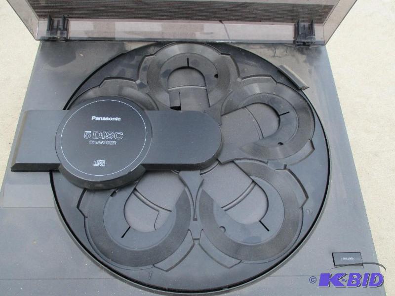 lot 48 image: Panasonic 5-disc changer, multi comapact disc...