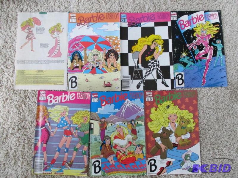 lot 6 image: Marvel Comics lot of 7 Barbie Fashion comics...