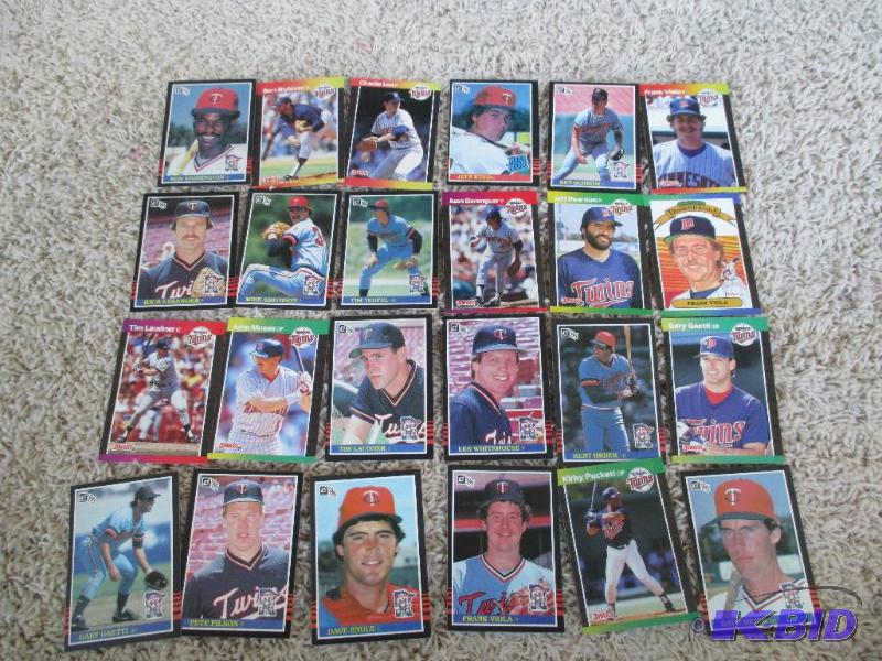 lot 89 image: lot of Minnesota Twins baseball cards...