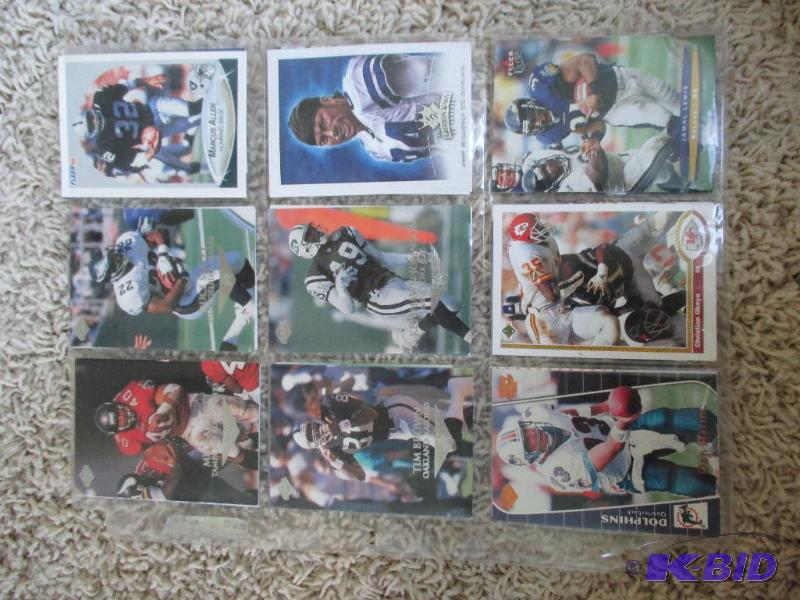 lot 95 image: mixed lot of football cards. This is an album...