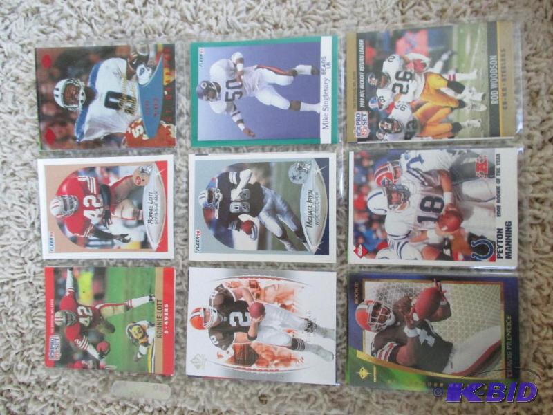 lot 97 image: mixed lot of football cards. This is an album...